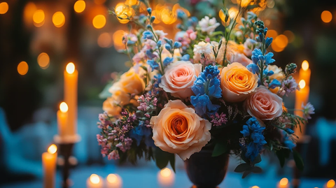 婚礼现场气球装饰