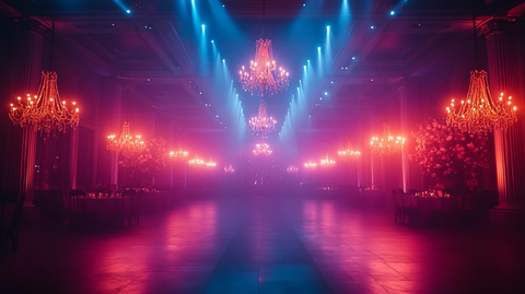 婚礼现场气球装饰