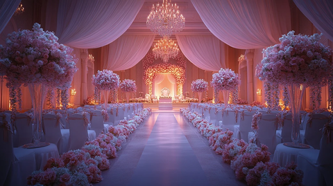 婚礼大厅装饰与布置