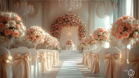 婚礼大厅装饰与布置