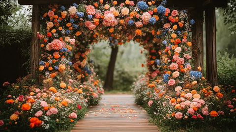 户外婚礼花艺装饰