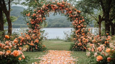 户外婚礼花艺装饰