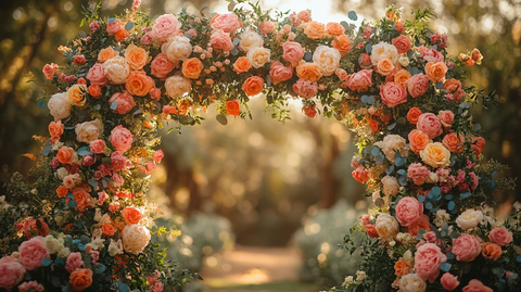 户外婚礼花艺装饰