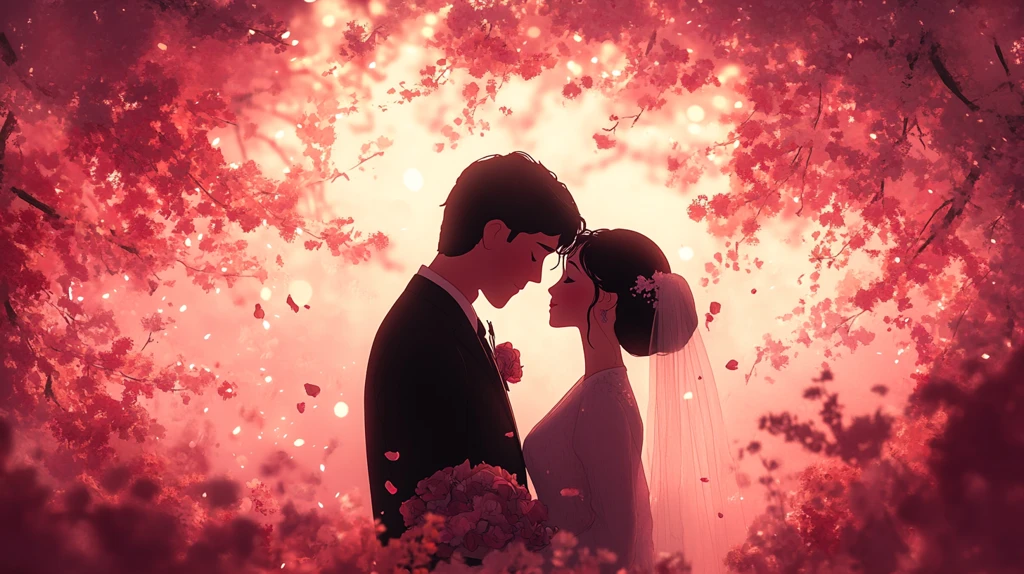 婚礼交换戒指场景