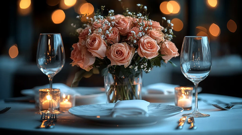 婚礼花艺桌面布置