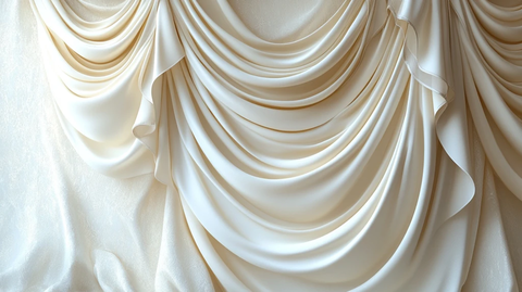 奶油色窗帘背景