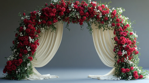 传统婚礼花拱门设计
