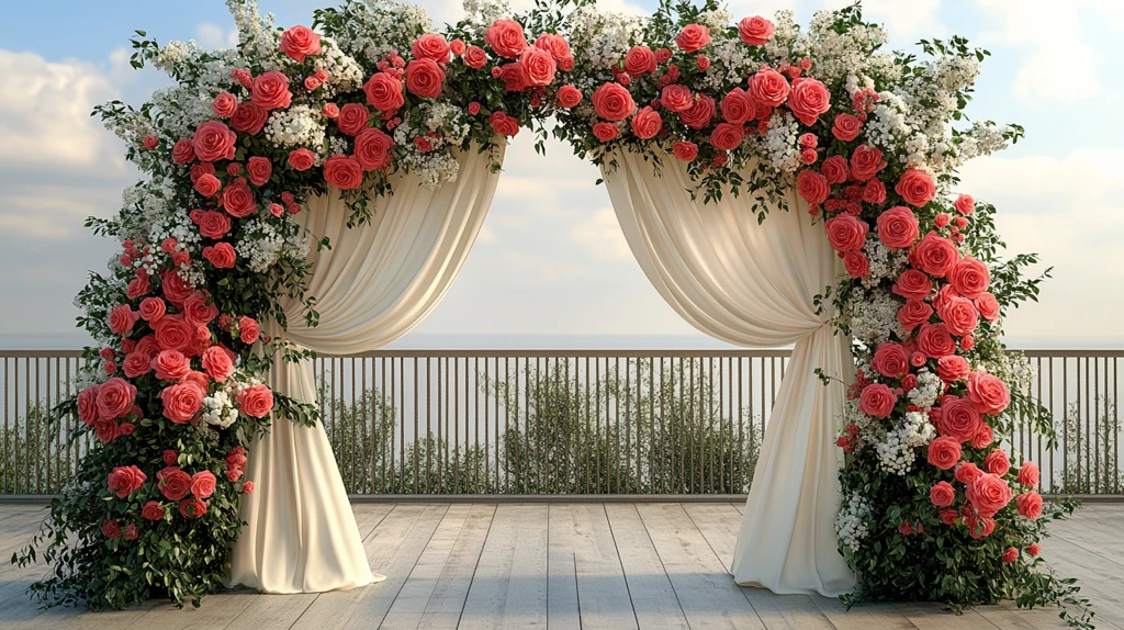 传统婚礼花拱门设计