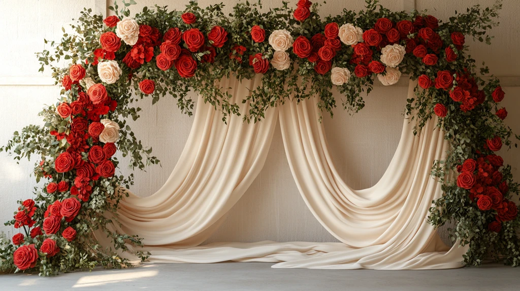 传统婚礼花拱门设计