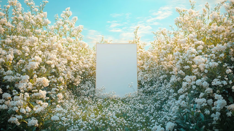 婚礼现场空白画布