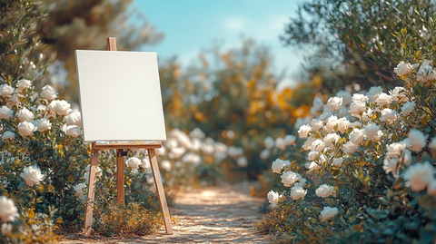 婚礼现场空白画布