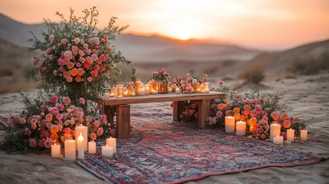 沙漠中的现代派对