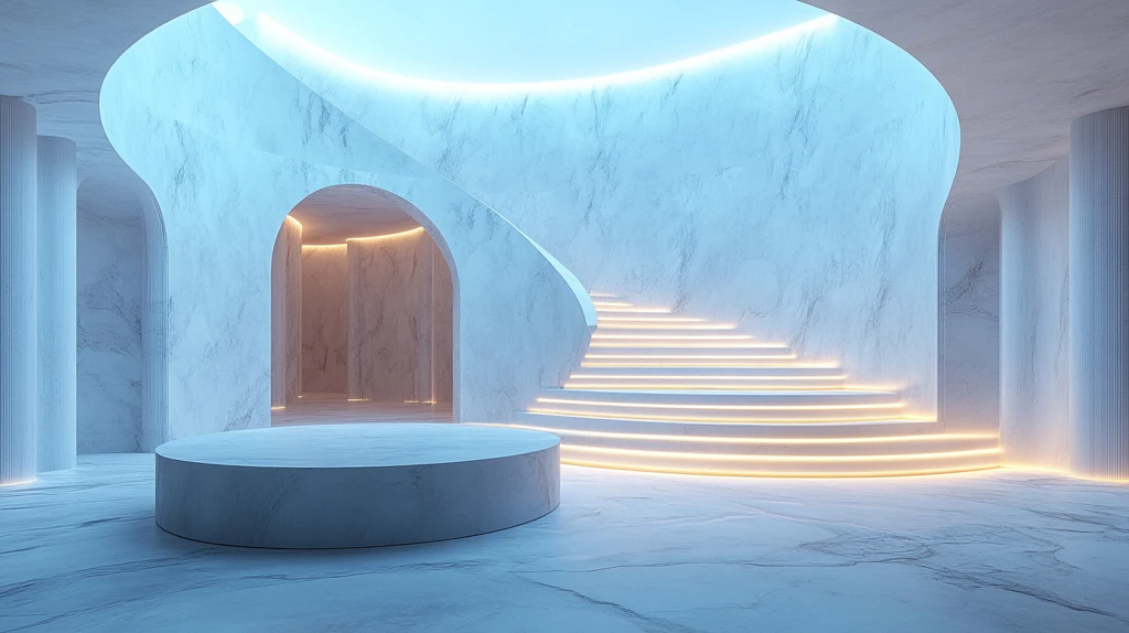 圆形舞台与LED灯