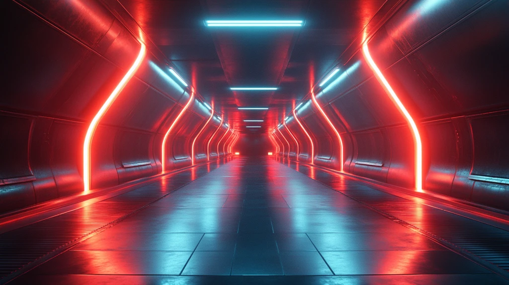 未来主义X形舞台设计