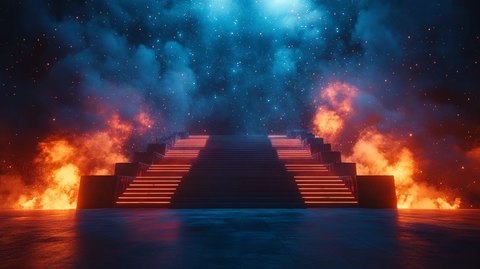 银行30周年庆典舞台渲染