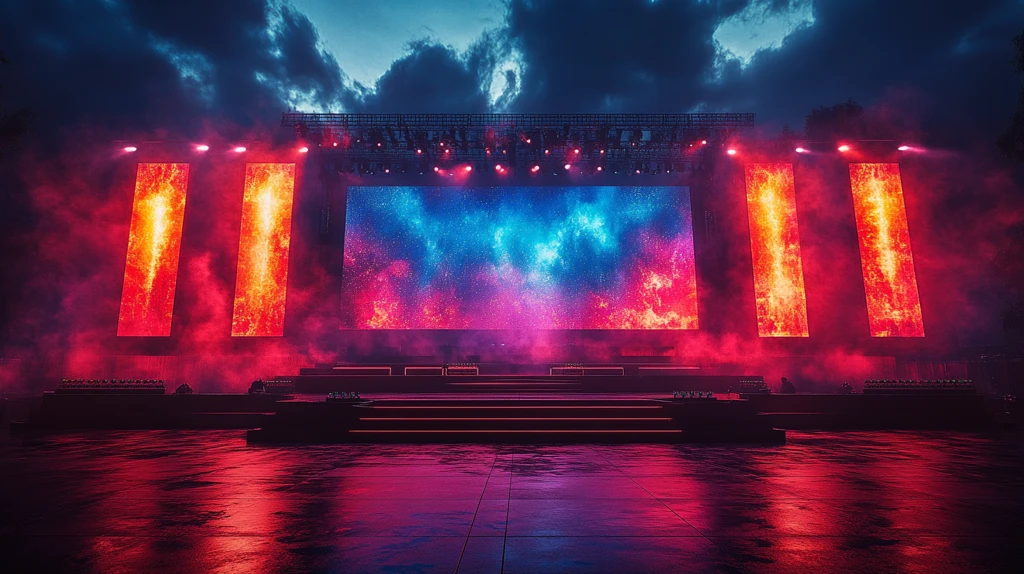 银行30周年庆典舞台渲染