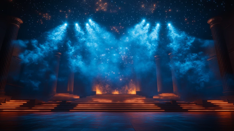 银行30周年庆典舞台渲染