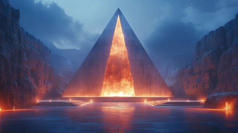 星夜舞台与石墙