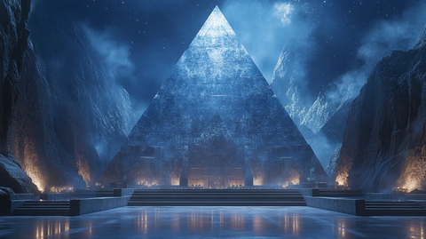 星夜舞台与石墙