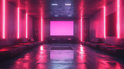 机器人主题直播背景