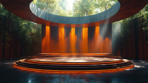 体育场馆颁奖台