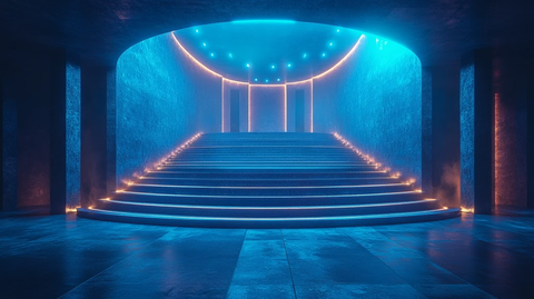 体育场馆颁奖台