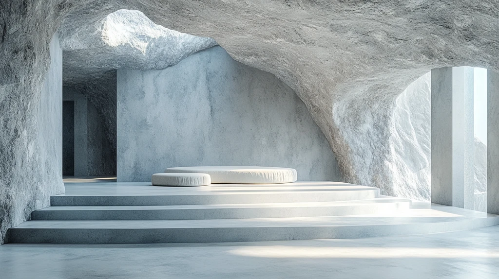 灰色摄影棚巨型装置艺术