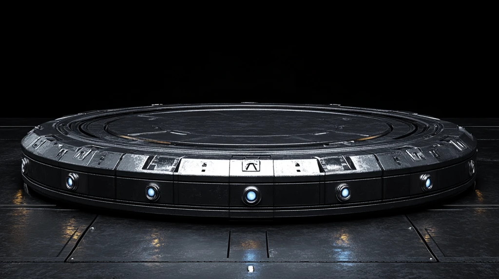 太空平台金属银舞台