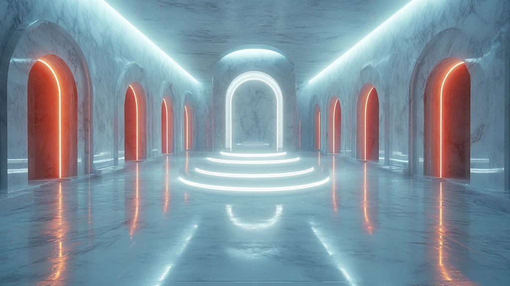 未来感舞台基座