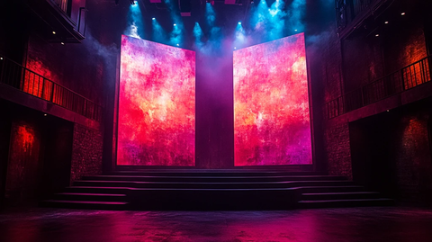 舞台灯光与双屏展示