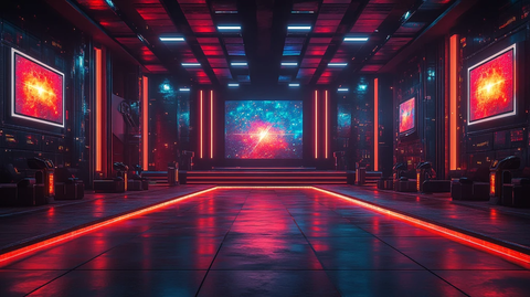 未来游戏节目舞台