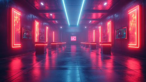 未来游戏节目舞台