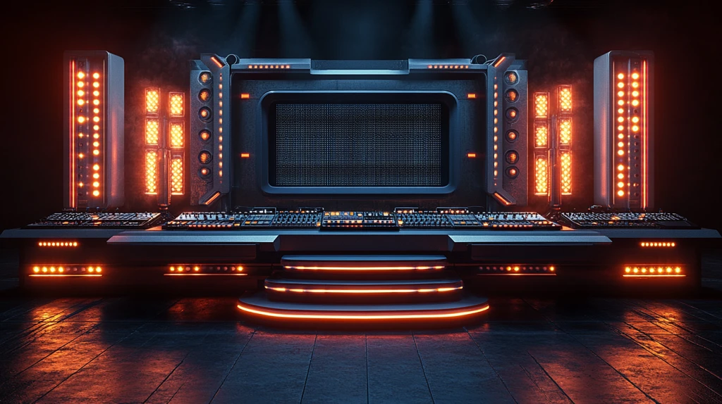 白色主舞台DJ音乐节