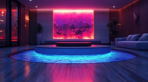 KTV包厢圆桌布局