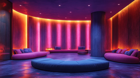 KTV包厢圆桌布局