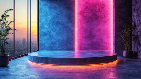 KTV包厢圆桌布局