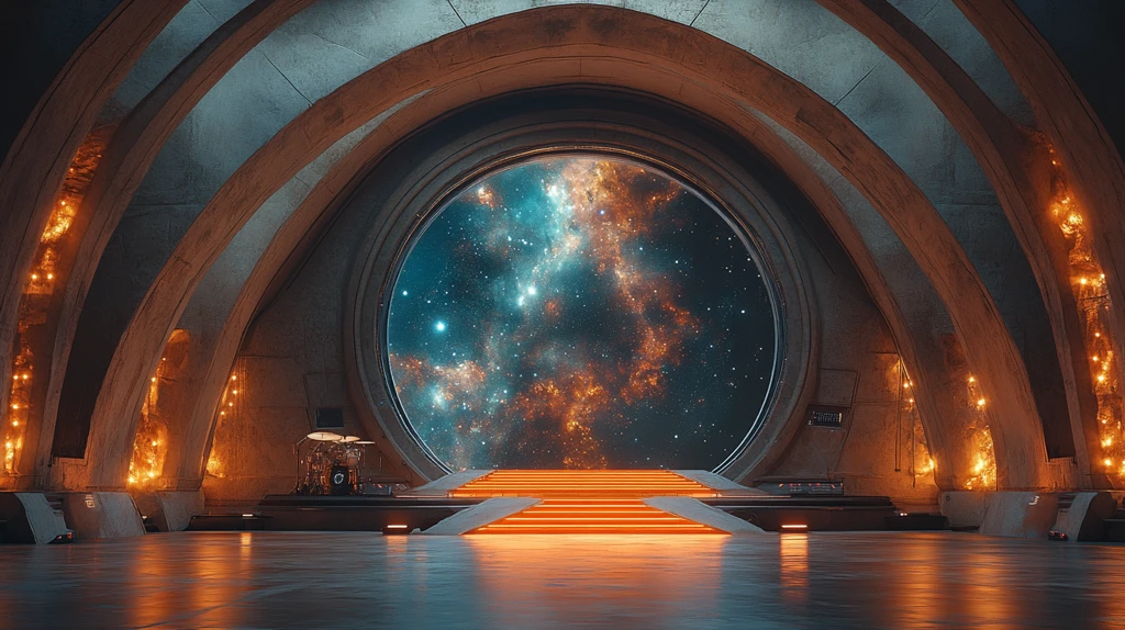 未来飞船舞台设计