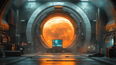 未来飞船舞台设计