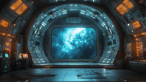 未来飞船舞台设计