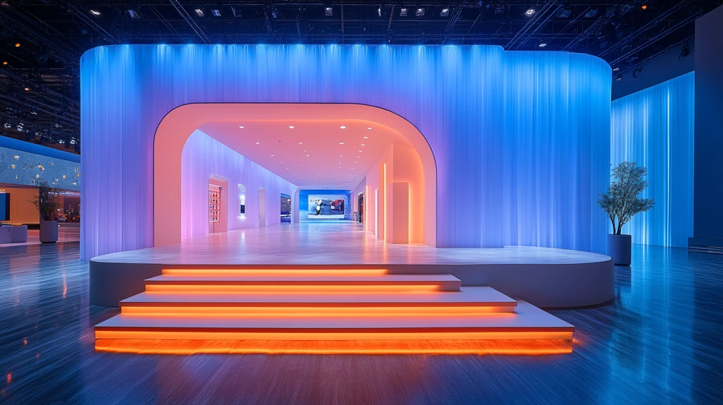 电子产品展示台设计