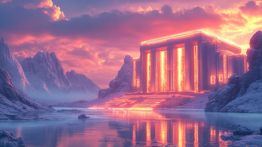 未来主义矩形小屋立面设计