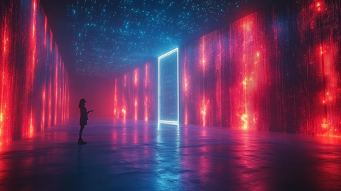 舞台时空门与矩阵光束