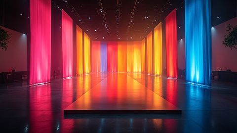 舞台论坛灯光秀