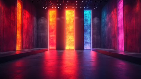 舞台论坛灯光秀