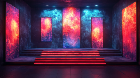 舞台论坛灯光秀