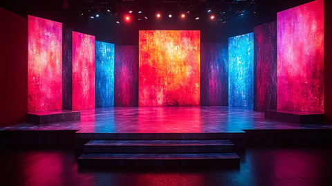 舞台论坛灯光秀