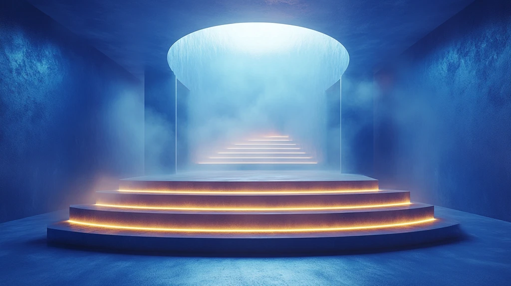 渐变蓝光直播背景