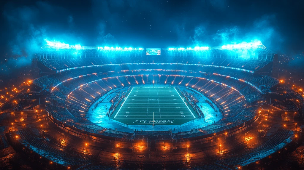 大学体育场俯瞰图