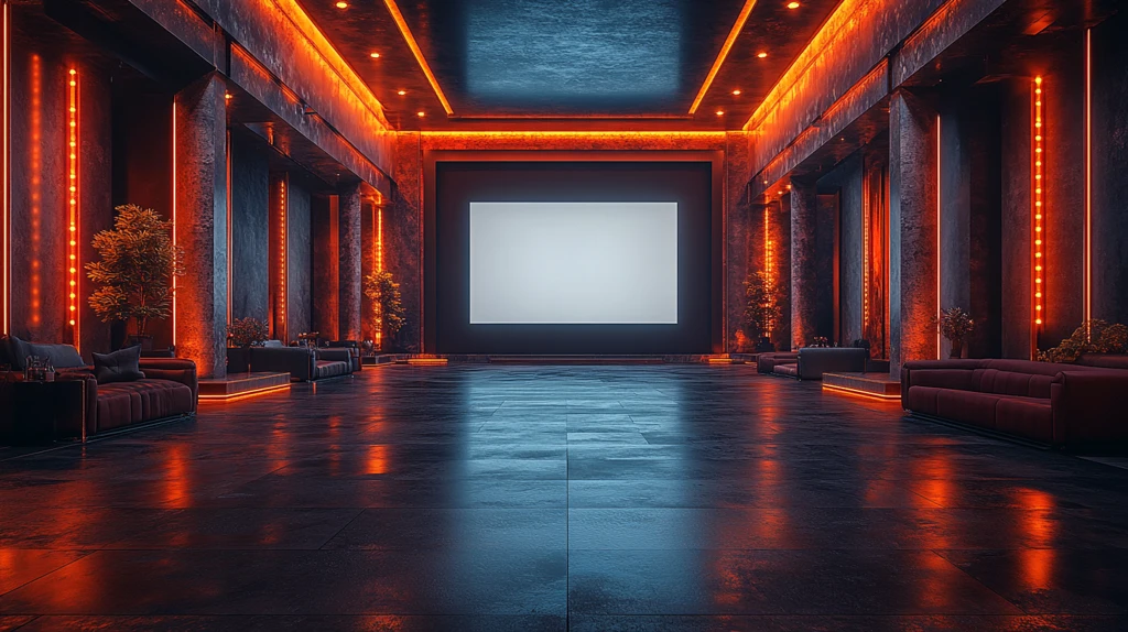 空舞台LED灯现代装饰