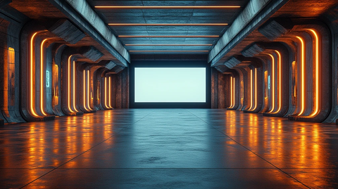 空舞台LED灯现代装饰